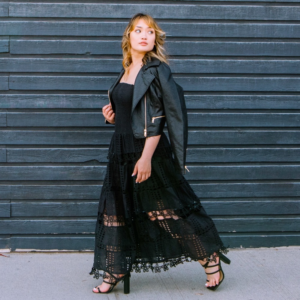 NWT - Meadow Muse Eyelet Midi Dress